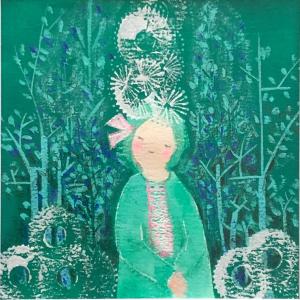 逸見はなの作品「グリーンシャワー」