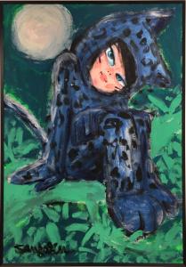 森本サンゴの作品「黒豹だって夢を見る」