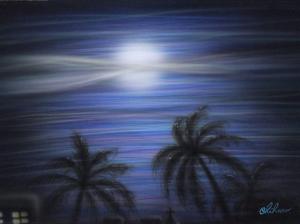 坂本 千春の作品「南国朧月」