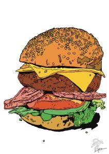 icco Yoshimuraの作品「hamburger」
