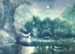 目黒 千尋の作品「月夜ノ森」