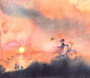 目黒 千尋の作品「夕日のおもひで」