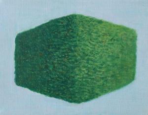洲崎永世の作品「みどりの塀」