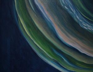 洲崎永世の作品「宇宙の泉」