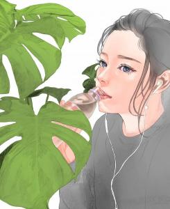 mimuの作品「モンステラ」