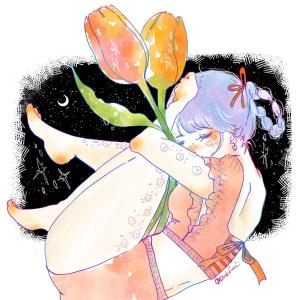 おつきみの作品「一輪挿し」