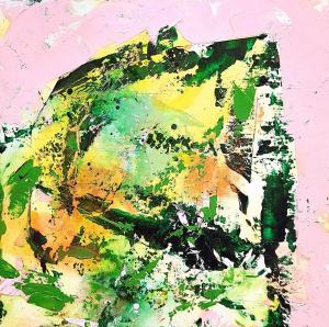 加藤晶子の作品「Green and Pink」