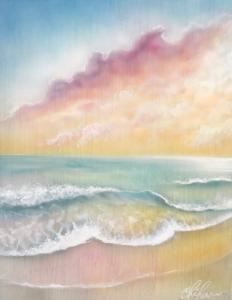 坂本 千春の作品「夕波の記憶」