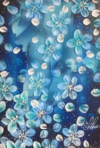 坂本 千春の作品「蒼の花炎」