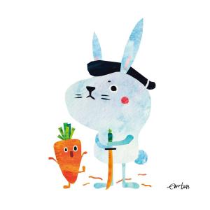 せのおしんやの作品「ウサギザムライ」