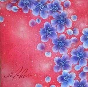 坂本 千春の作品「咲き誇る紫」