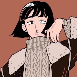 ハルキの作品「ミニボブ男子②」