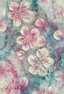 坂本 千春の作品「かすれゆく記憶の花」