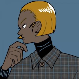 ハルキの作品「ミニボブ男子①」