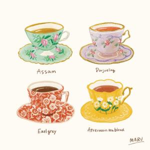 MARUの作品「英国アフタヌーンティー」