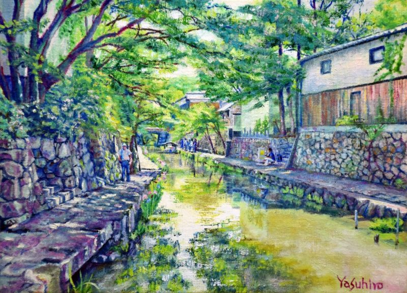 福島康廣の作品「春の陽射し」