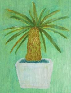 洲崎永世の作品「くもりの日の植物」