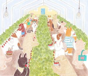 Aitoの作品「Strawberry picking」