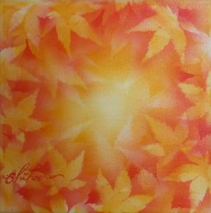 坂本 千春の作品「紅葉の木の下で」