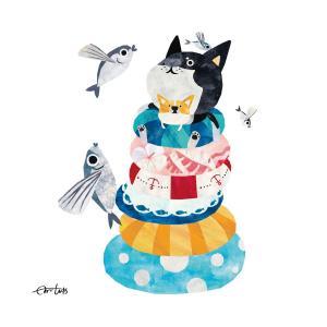 せのおしんやの作品「うきわ飛び越えて」