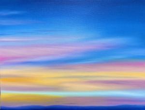 根ノ木あさみの作品「重なり合う風景」