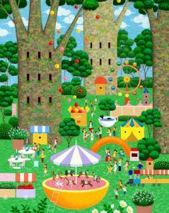 葛野裕二の作品「森と暮らす」